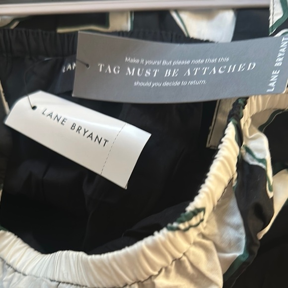 Lane Bryant Black and White Halter Midi Sundress - Picture 9 of 10